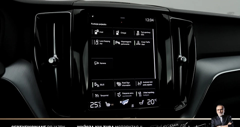 Volvo XC 60 cena 139898 przebieg: 109555, rok produkcji 2019 z Kępno małe 596